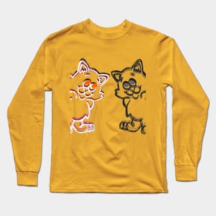 pet cats beautyful art Design. Long Sleeve T-Shirt